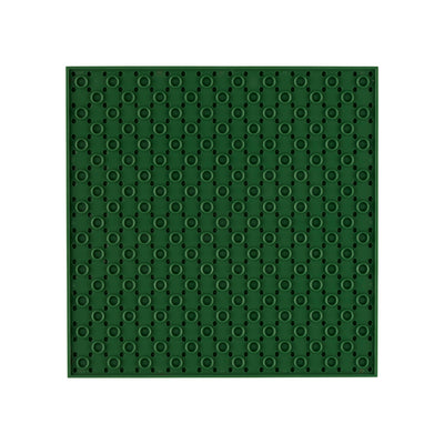 OpenBricks Bauplatte 20x20 olivgrün/olive green, 4 Stück