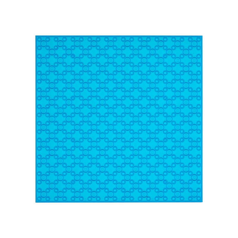 OpenBricks Bauplatte 20x20 transparent blau/ blue, 4 Stück