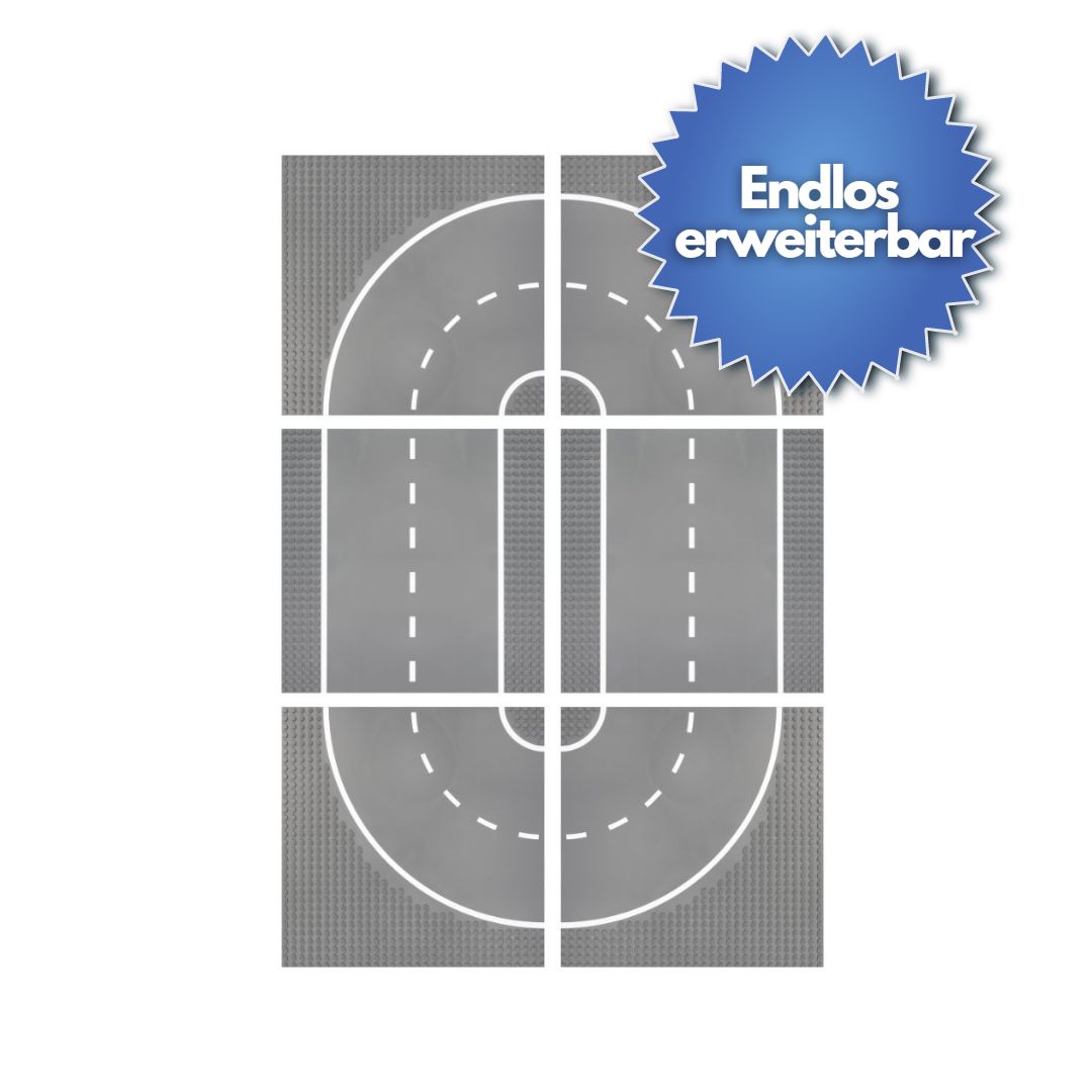 Straßenplatte 32x32 straight [Single|Duo]